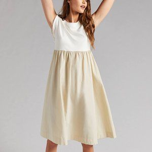 HTF Anthropologie Maeve Babydoll Midi Dress